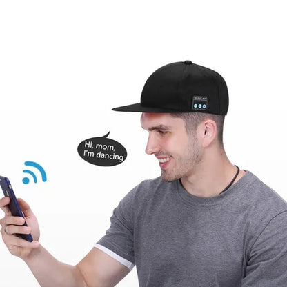 Unisex Outdoor Sport Music Cap Wireless Bluetooth Speaker Hands-Free Call Baseball Hat Earphone with Mic