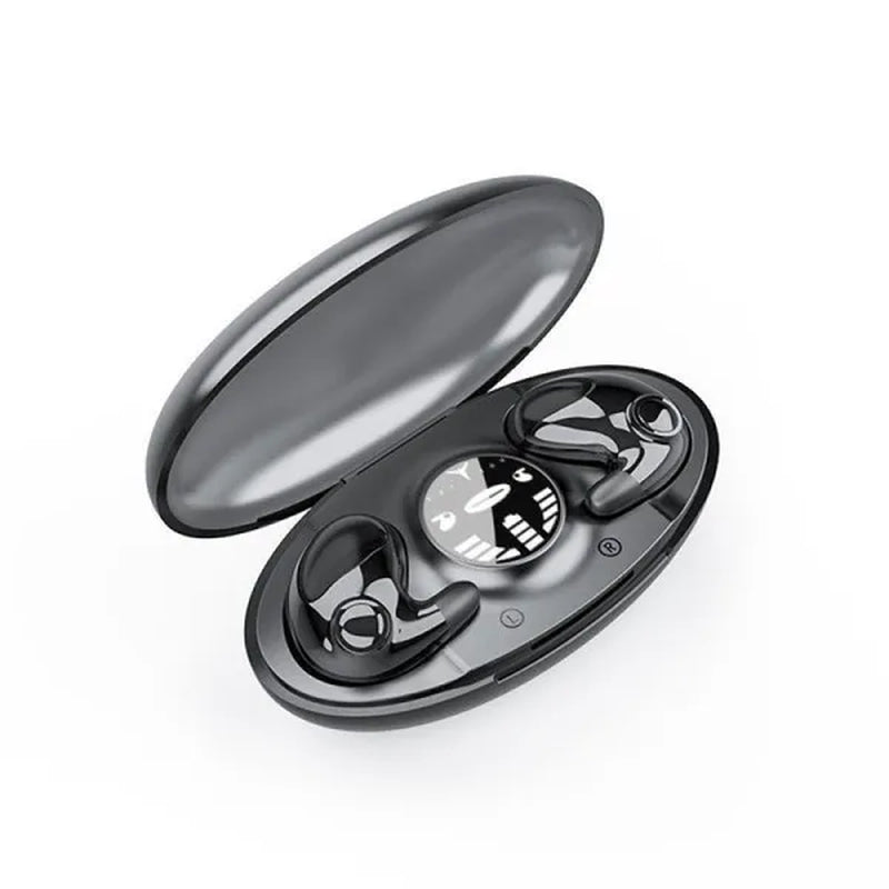 Invisible Sleep Wireless Earphone with Charging Case, Bluetooth 5.3 Hidden Earbuds Lightweight Sense-Free to Wear, IPX5 Waterproof Noise Cancelling Touch Control Headphones Small Earbuds