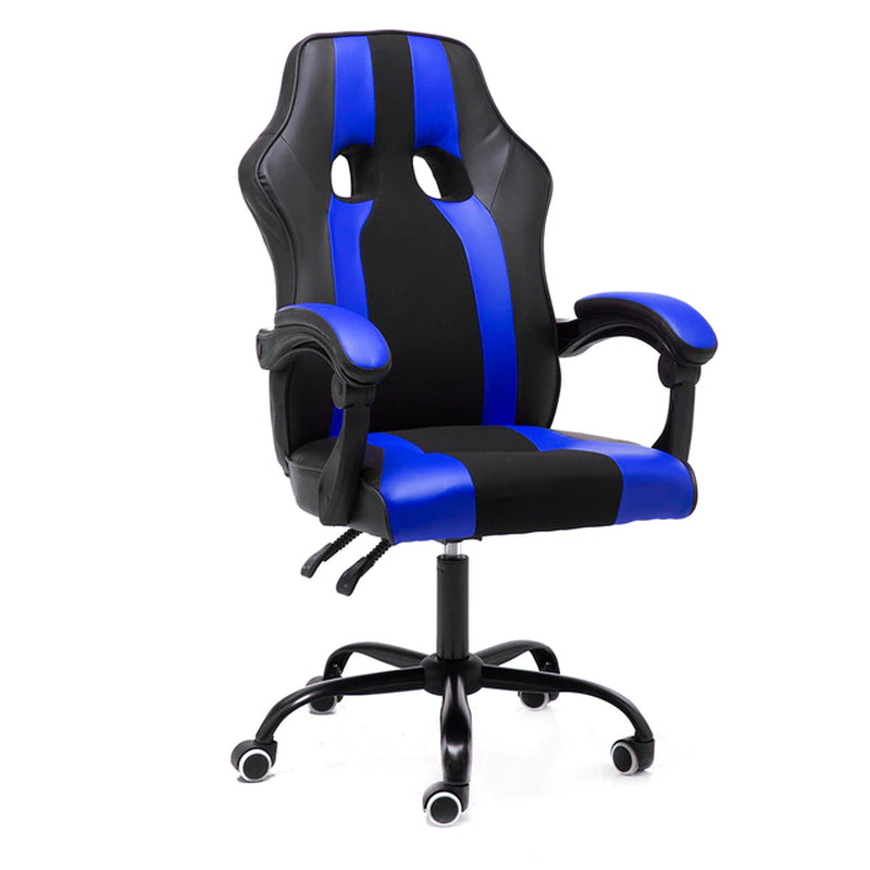Leather Gaming Chair, Ergonomic Computer Chair Swivel Lifting Lying