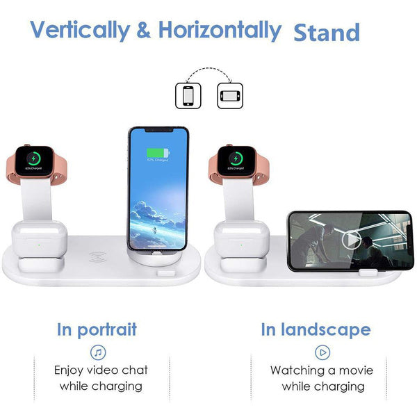 4 in 1 Wireless Charging Stand for Apple Watch And Iphones