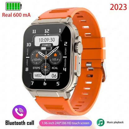 Lige 600Mah Smart Watch Ultra Watch Men Bluetooth Call(Answer/Make Call) TWS Local Music Sport Clock 1.96'' IP68 Waterproof Smartwatch Women Relógio Smartwatch Montre Connecter